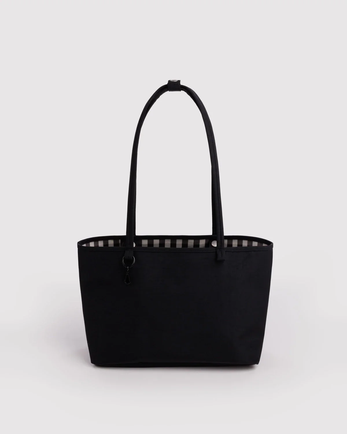 Medium Nylon Reversible Tote in Black Mix