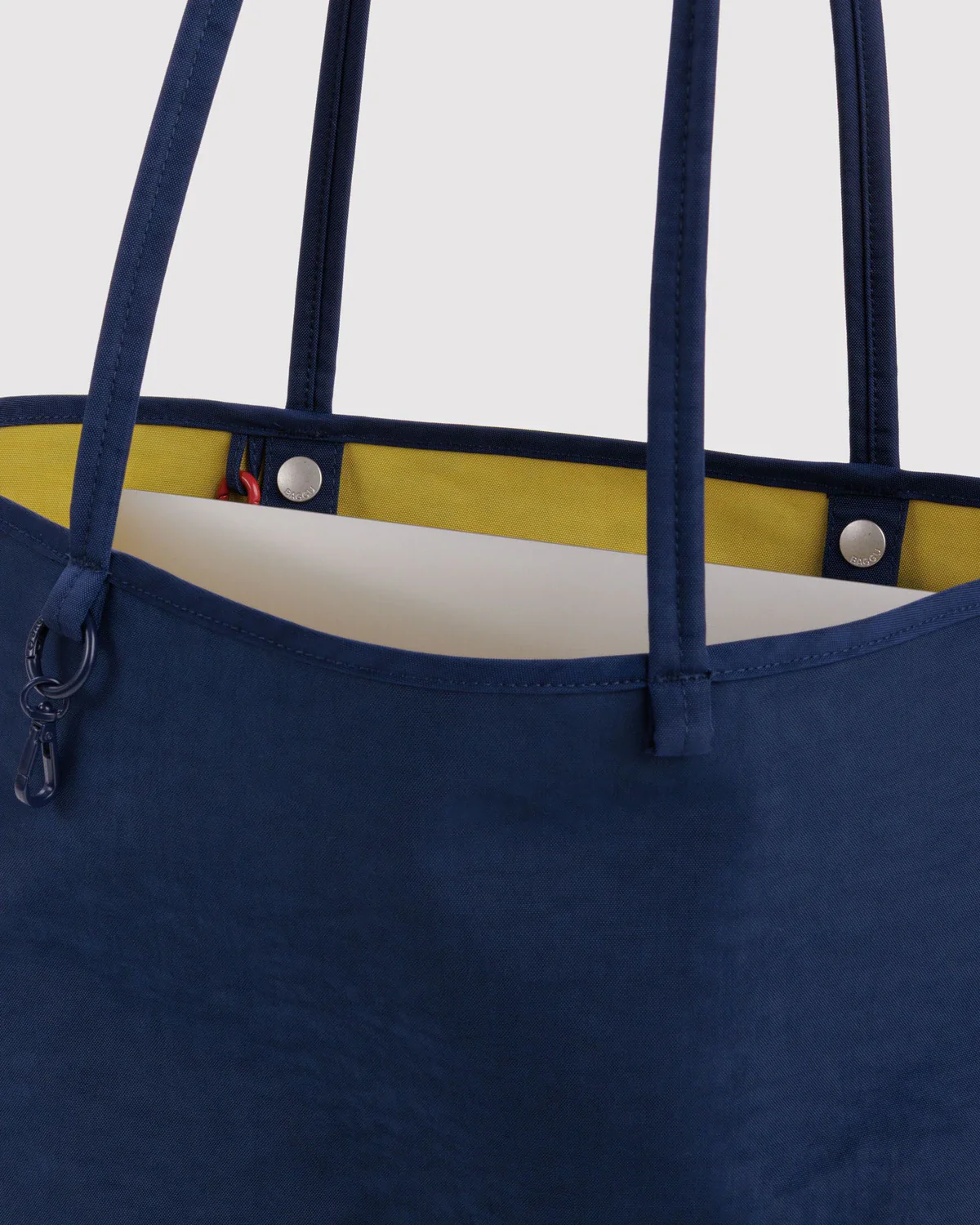 Medium Nylon Reversible Tote in Navy Mix - Image 5