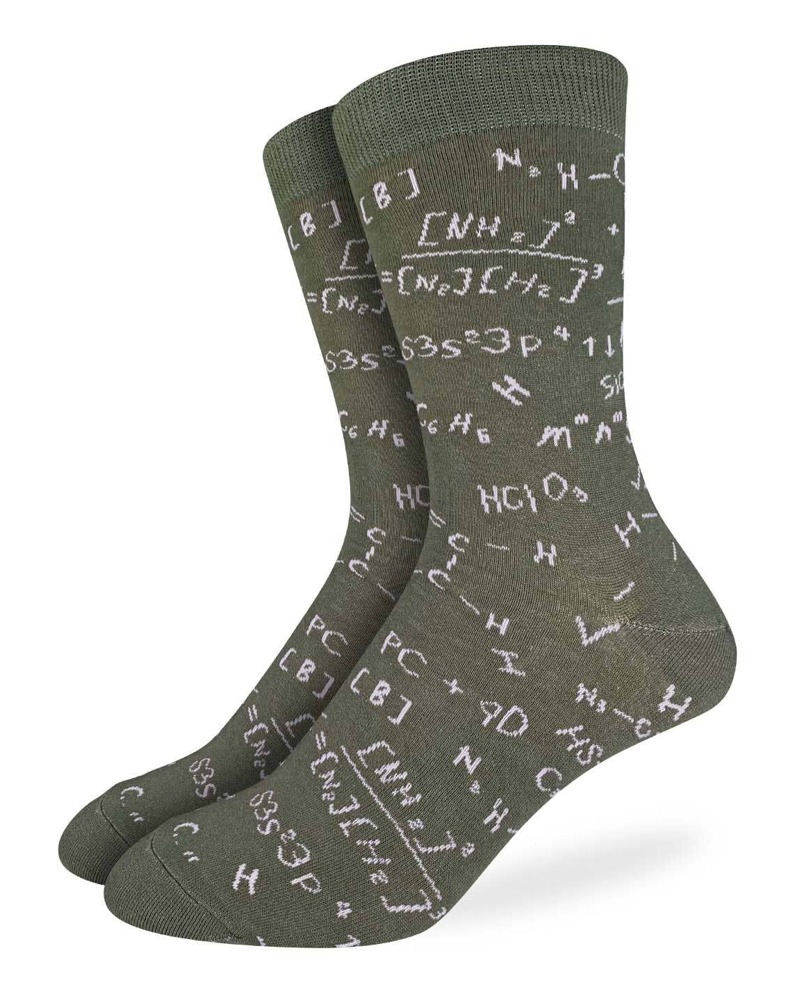 Chemistry Formulas Socks