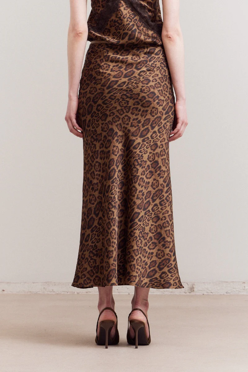 Mermaid Skirt in Leopard - Image 4