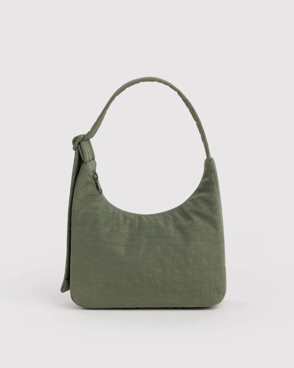 Mini Nylon Shoulder Bag in Caper