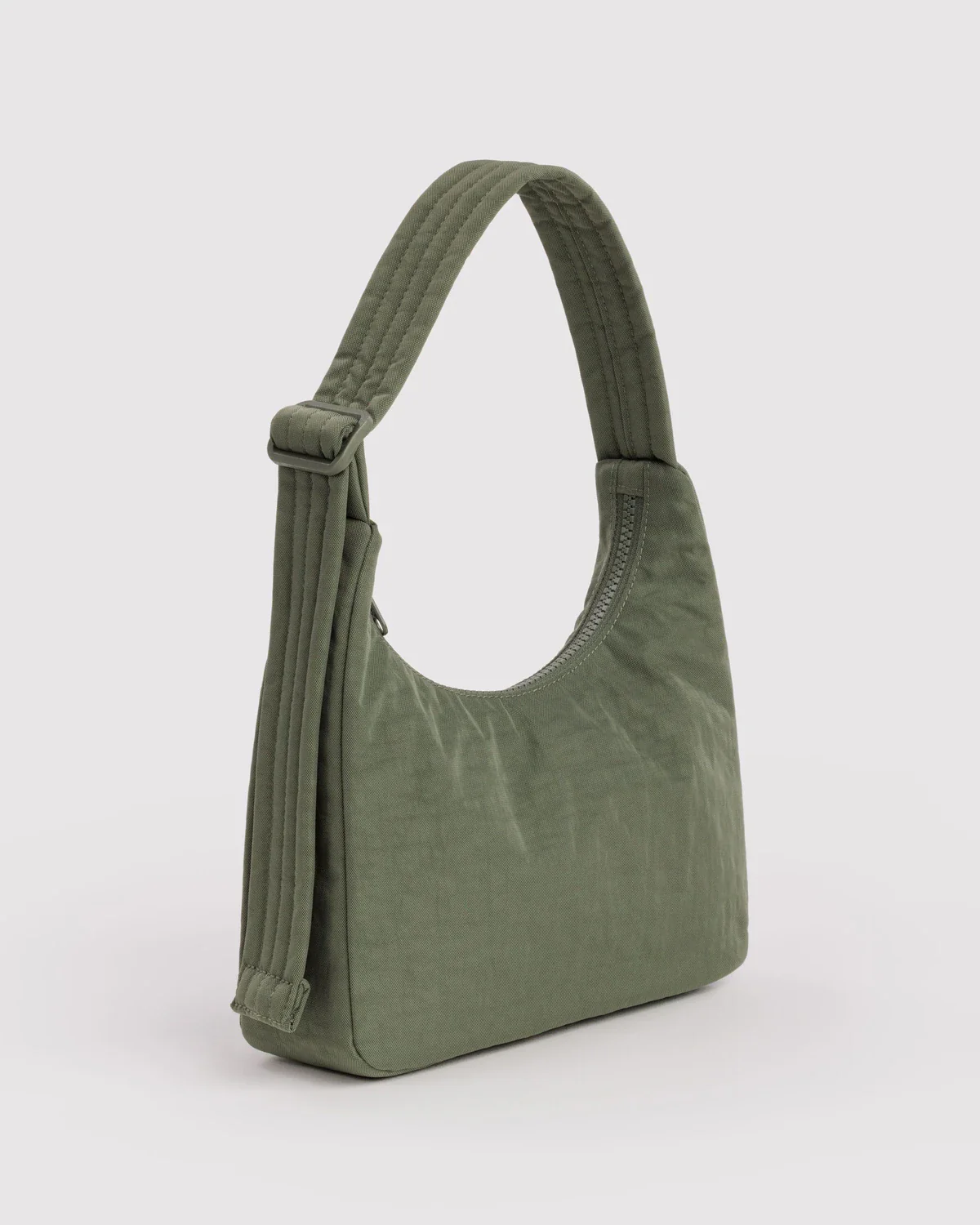 Mini Nylon Shoulder Bag in Caper - Image 3