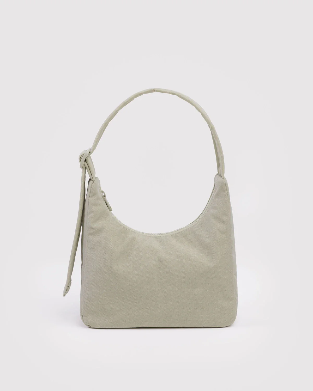 Mini Nylon Shoulder Bag in Celadon