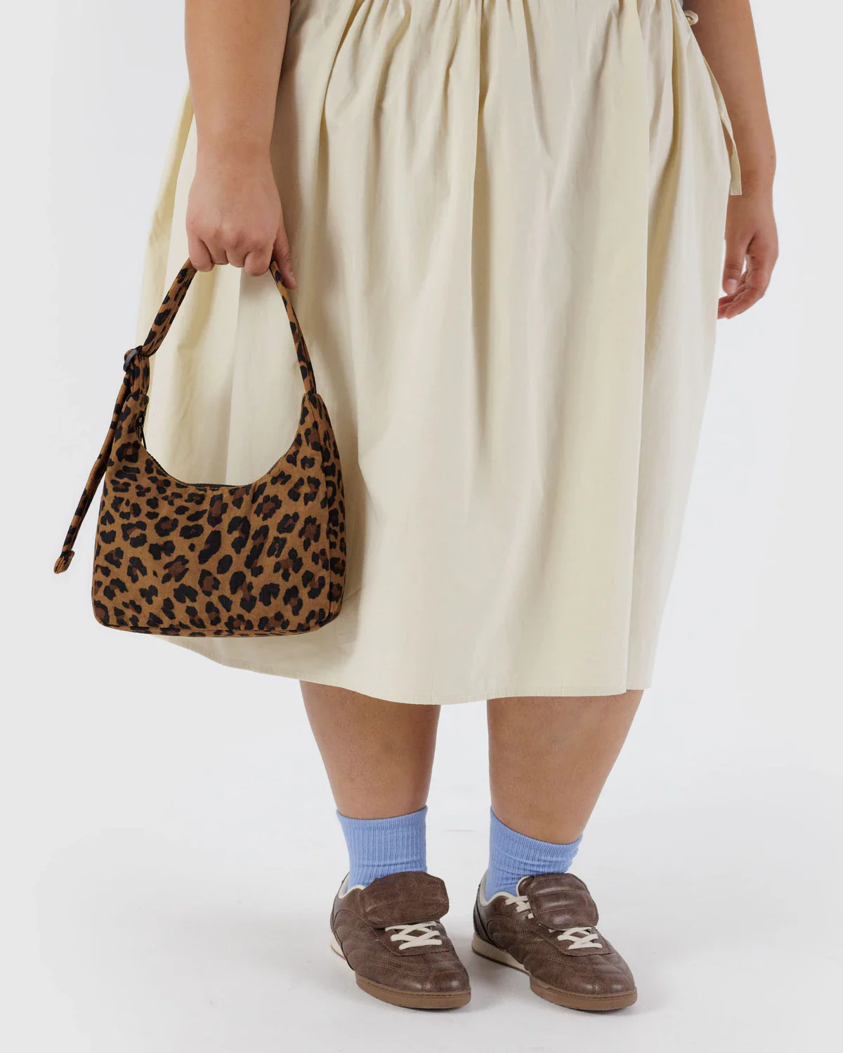 Mini Nylon Shoulder Bag in Leopard - Image 2