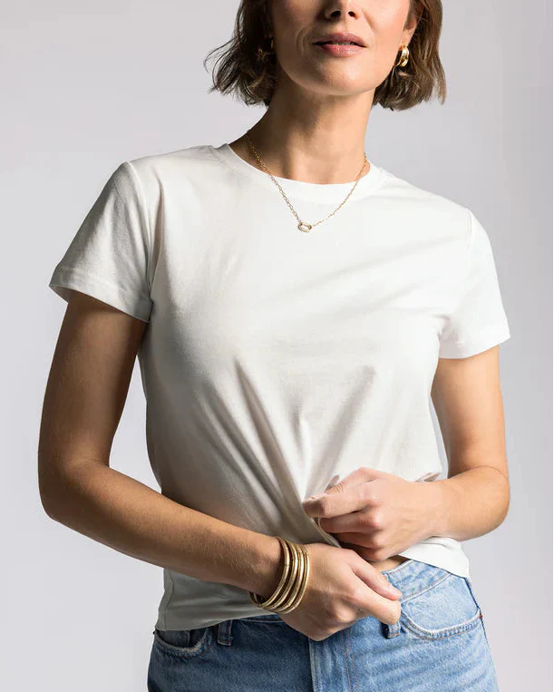 Natalie Tee in Ivory - Image 2
