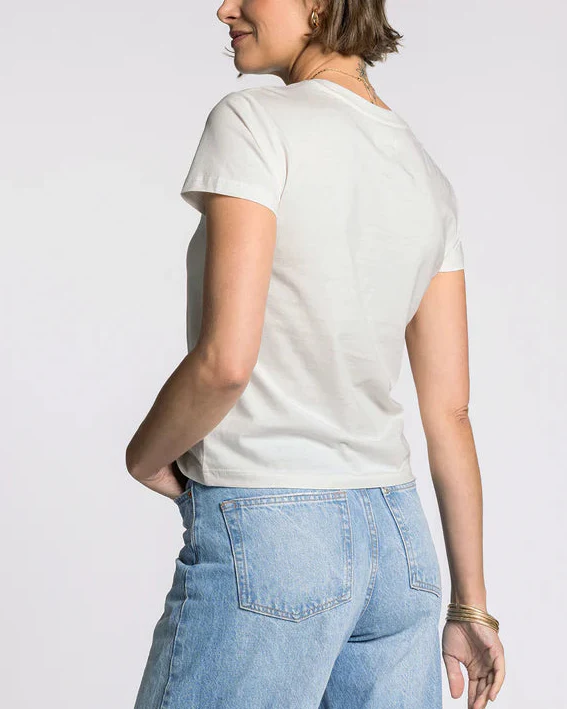 Natalie Tee in Ivory - Image 4