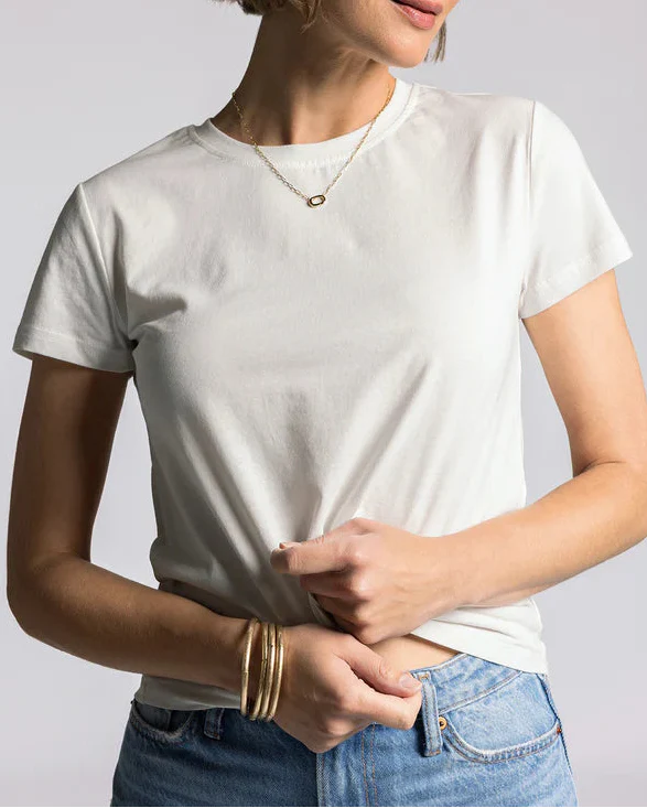 Natalie Tee in Ivory - Image 5