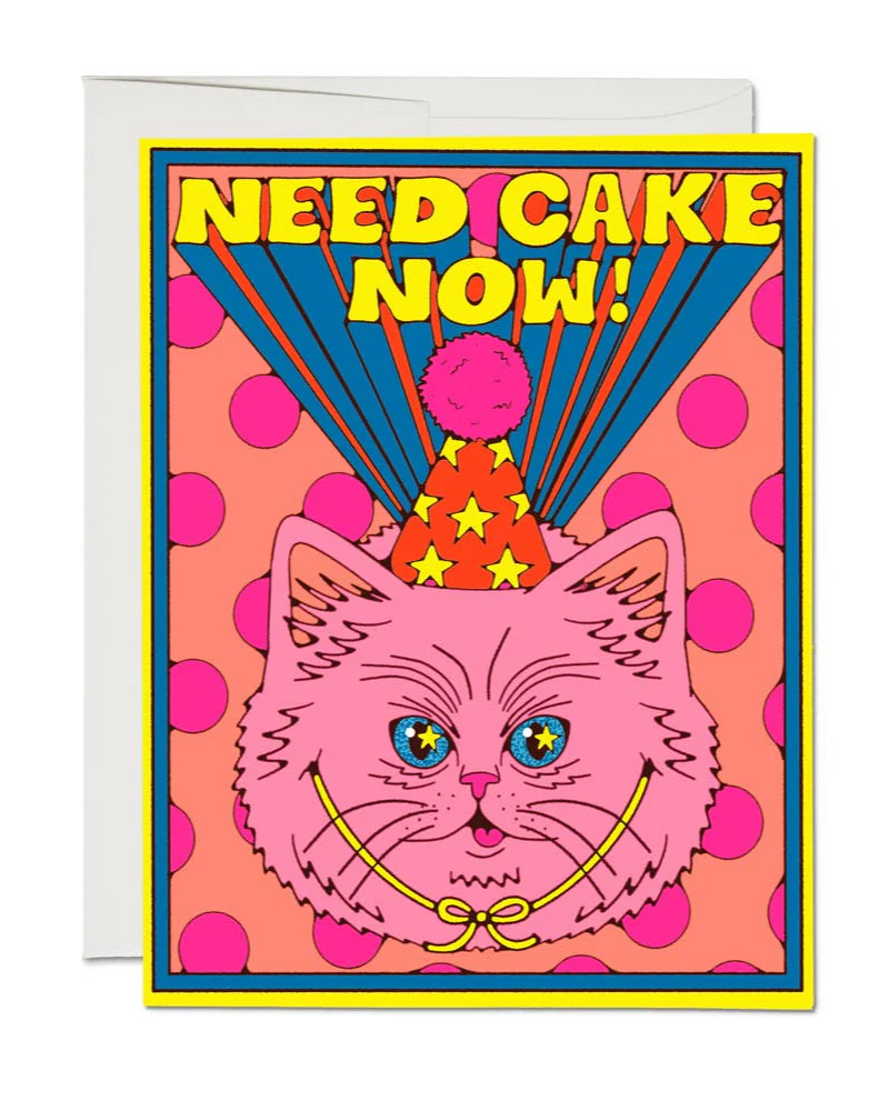 Need Cake Birthday Card