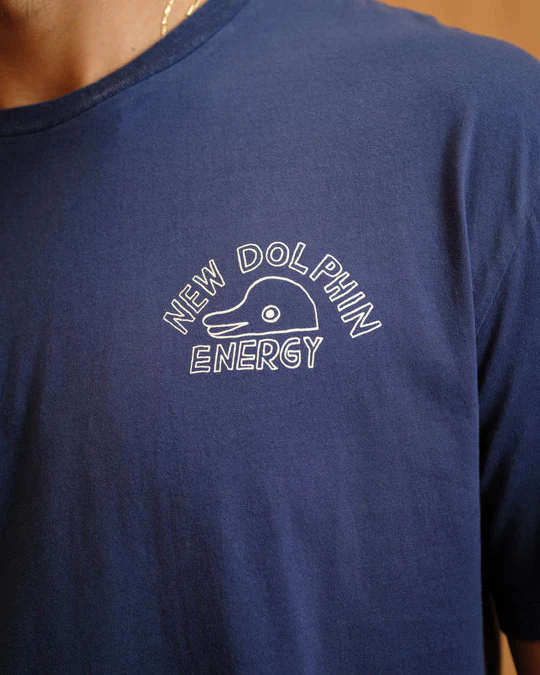 New Dolphin Energy Tee in Navy Indigo - Image 3