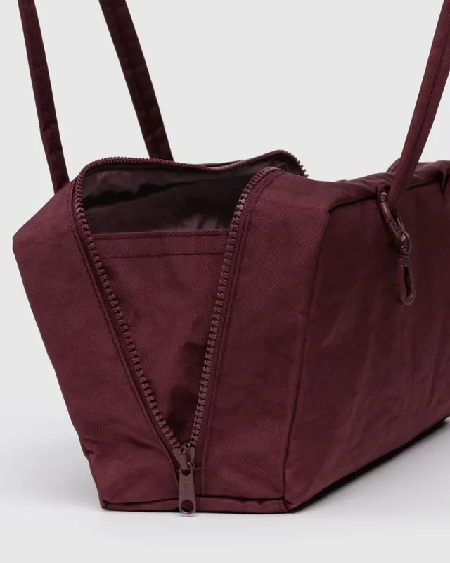 Nylon Bowler Bag in Mahogany - Image 4