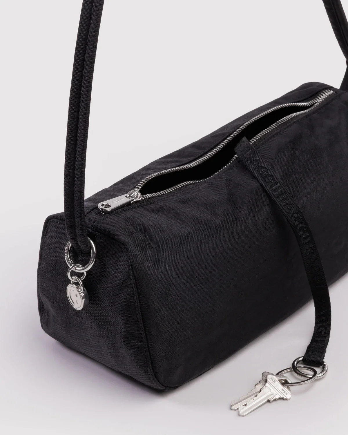 Nylon Loaf Bag in Black - Image 3