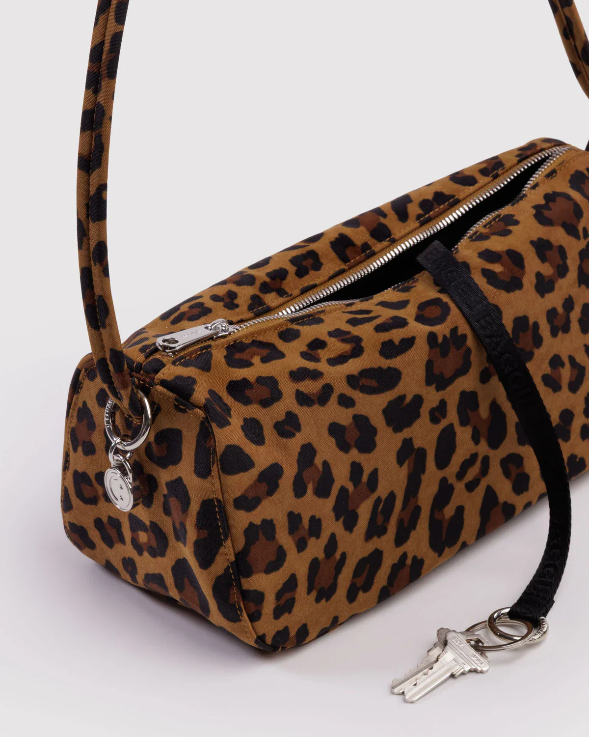 Nylon Loaf Bag in Leopard - Image 4