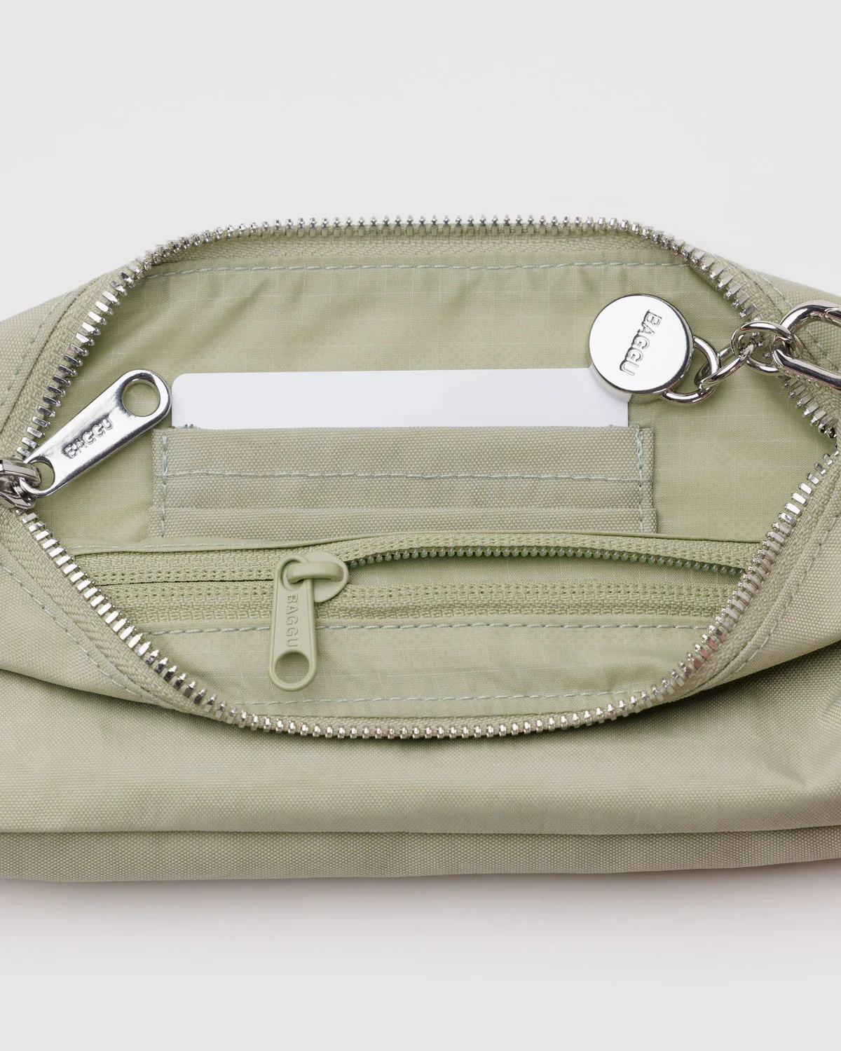 Nylon Pochette in Celadon - Image 4