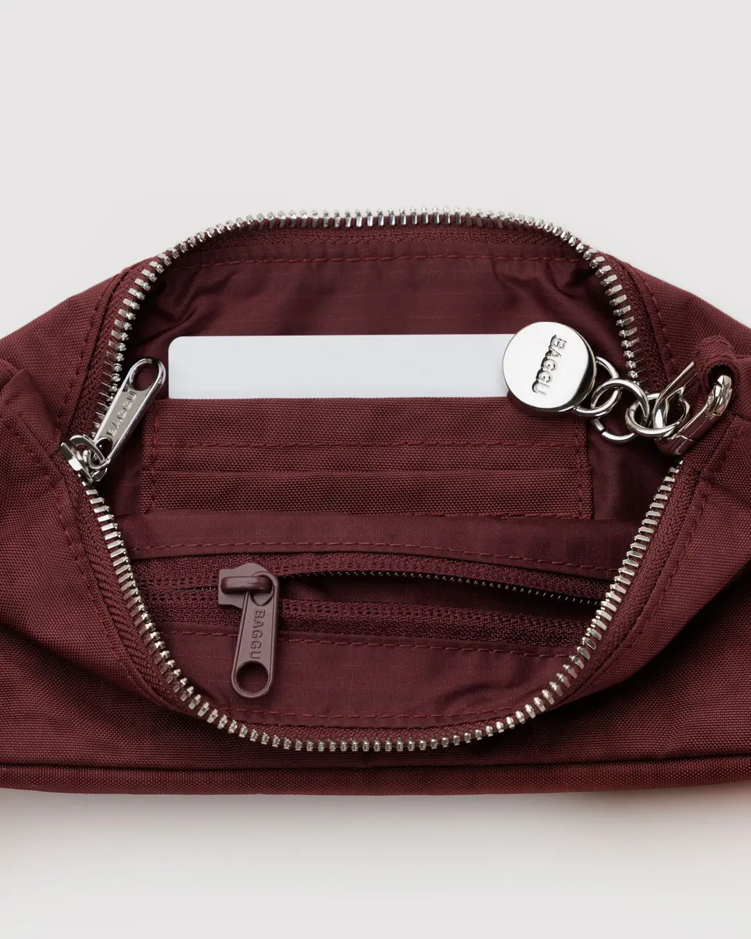 Nylon Pochette in Mahogany - Image 3