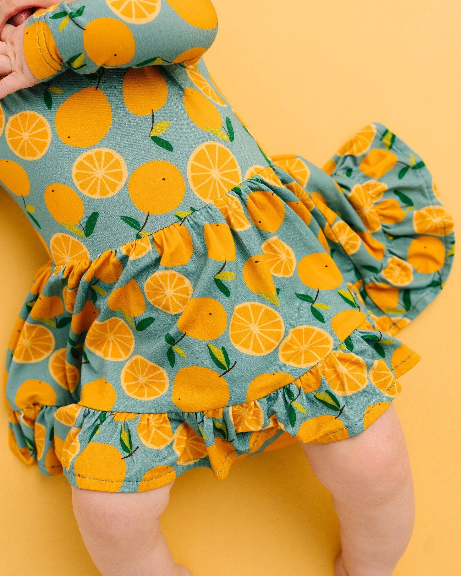 Orange Breeze Bodysuit Dress - Image 2