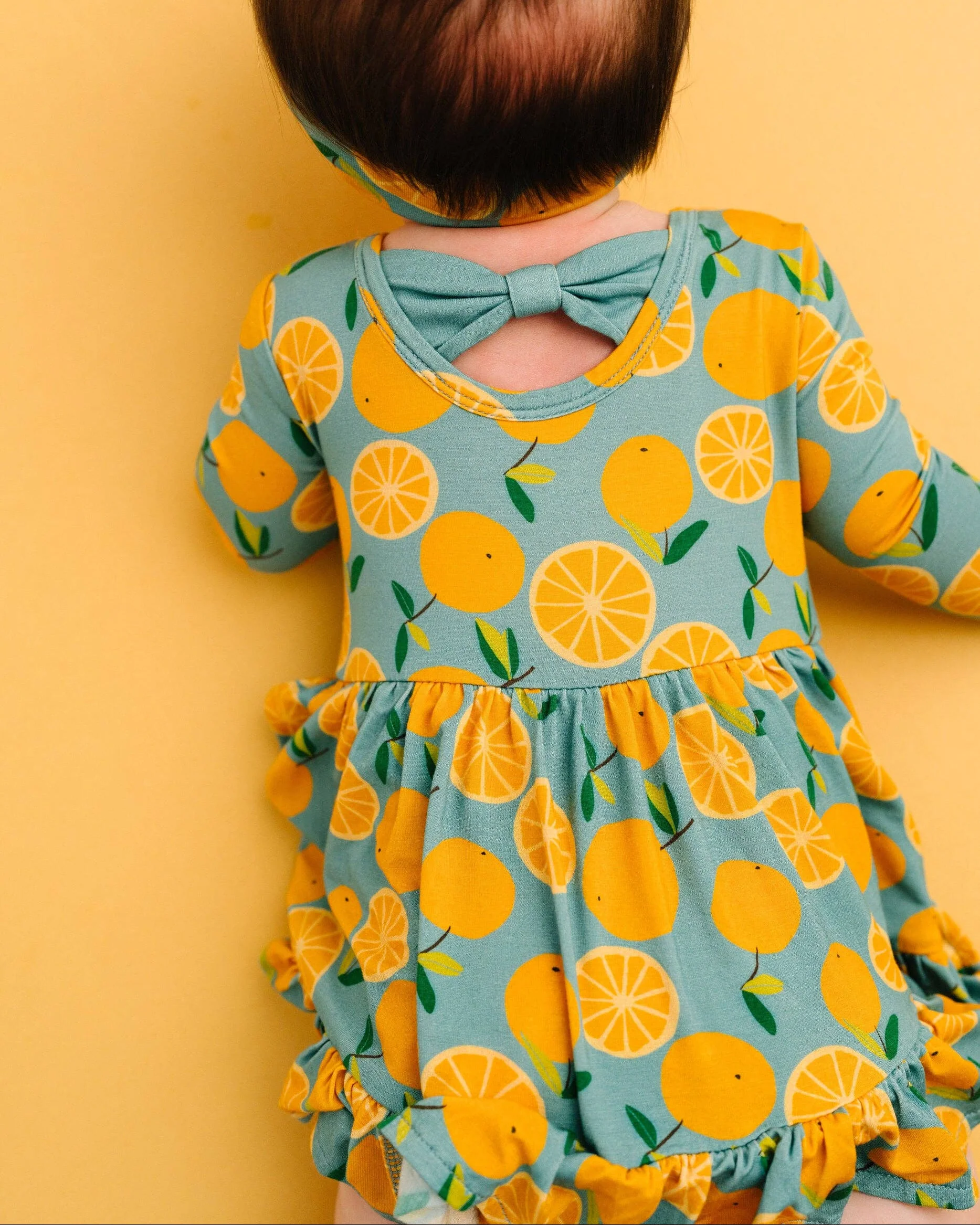 Orange Breeze Bodysuit Dress - Image 4
