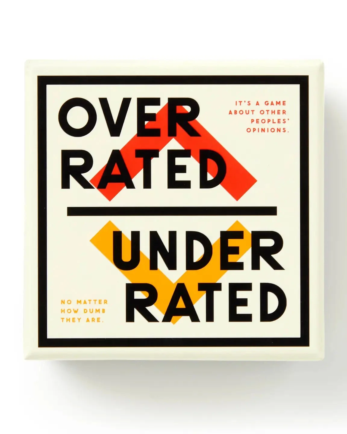Overrated / Underrated Social Game