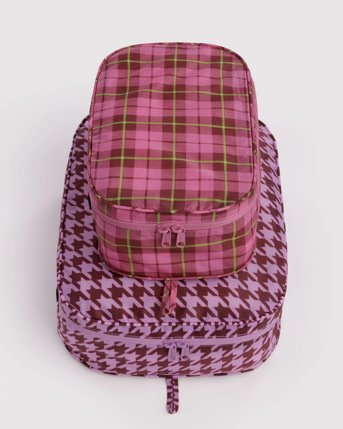 Packing Cube Set in Check Mix