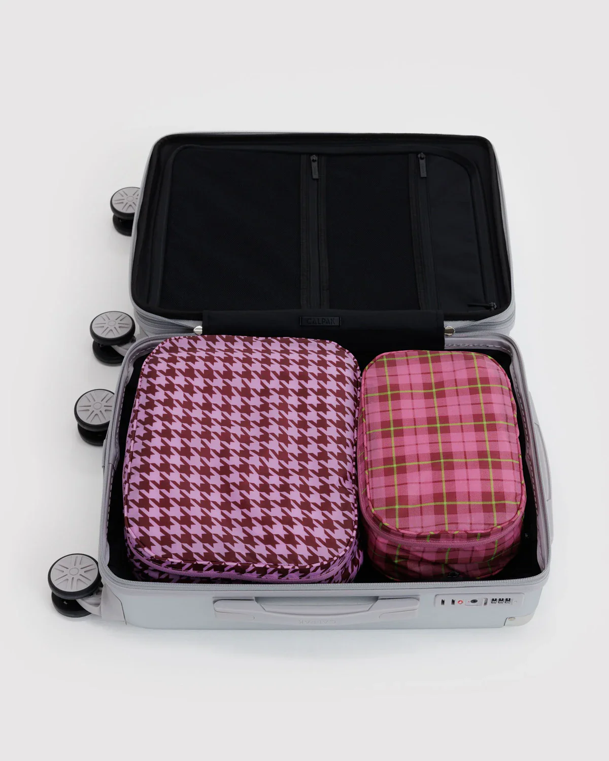 Packing Cube Set in Check Mix - Image 4