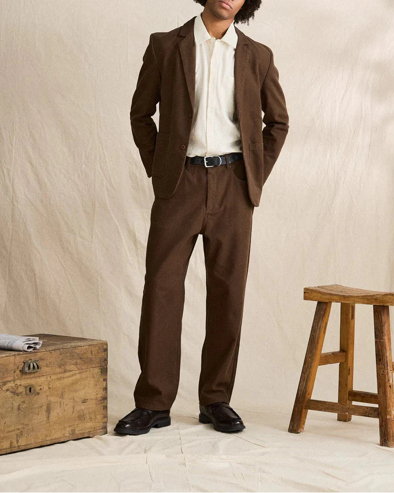 Palmer Blazer in Burnt Tobacco - Image 3