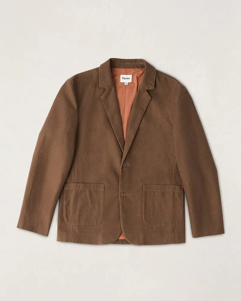 Palmer Blazer in Burnt Tobacco - Image 5