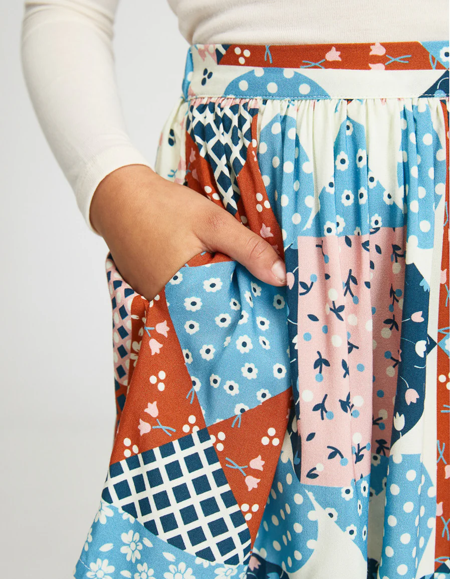 Patchwork Skirt - Image 3