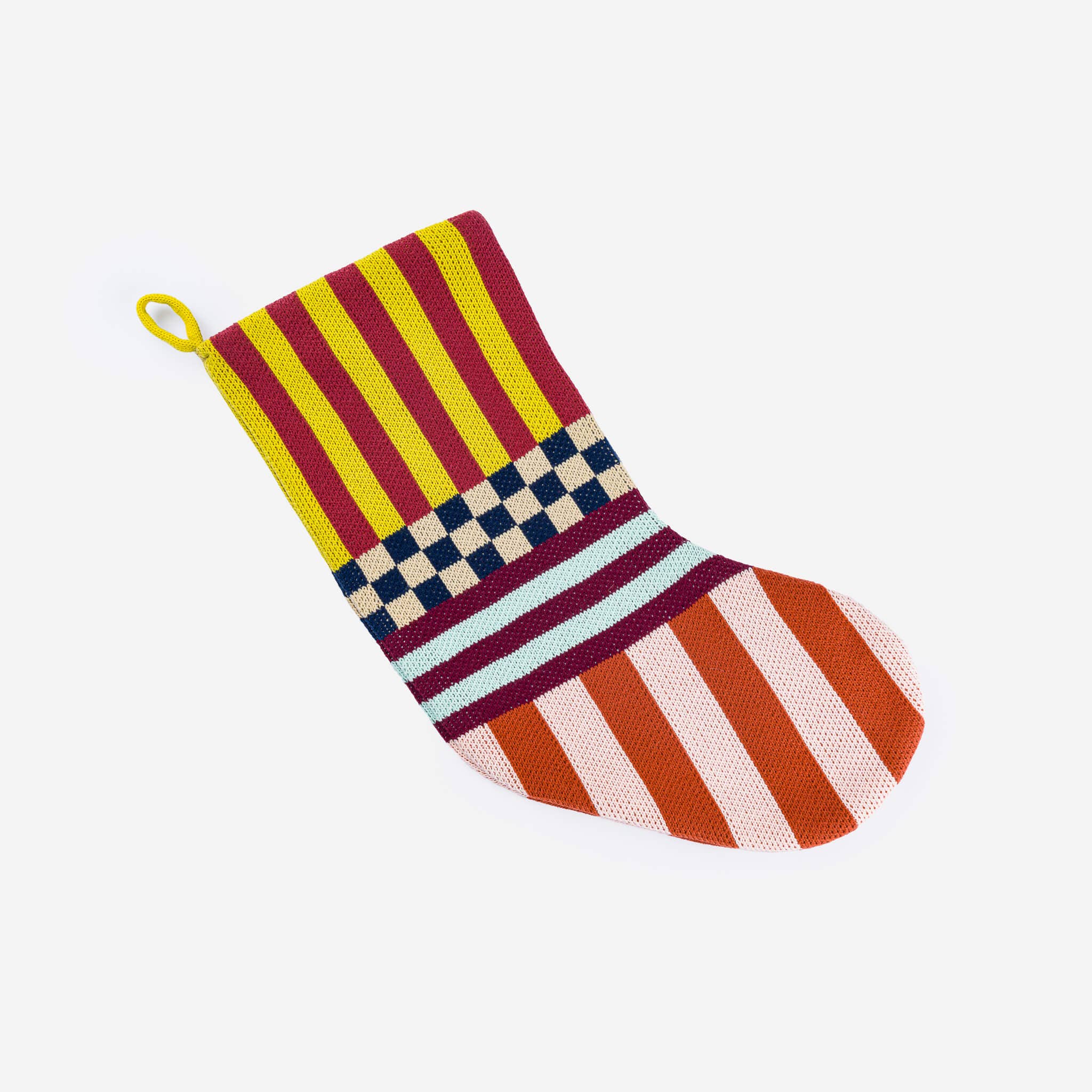 Pattern Patch Holiday Stocking - Image 3