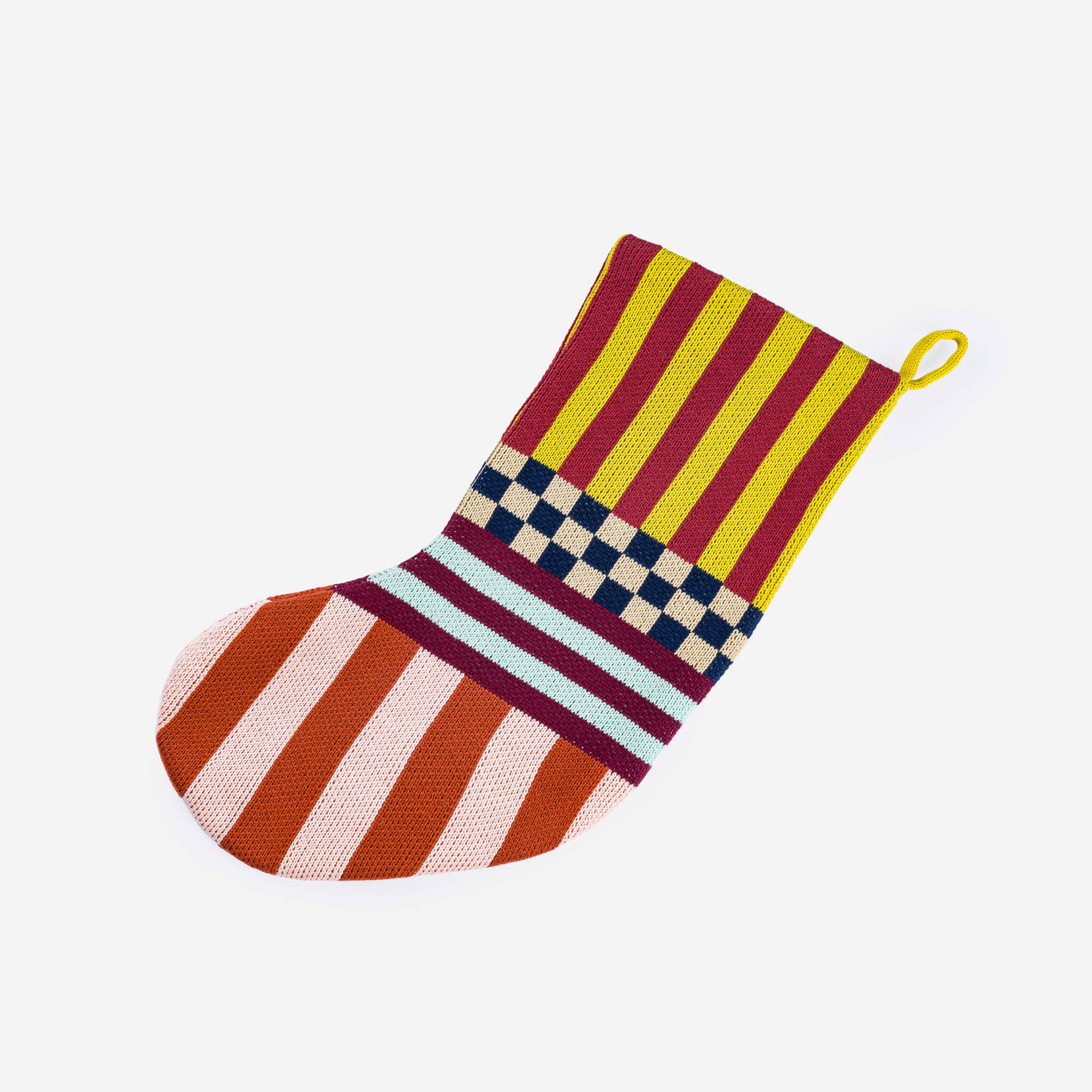 Pattern Patch Holiday Stocking - Image 5