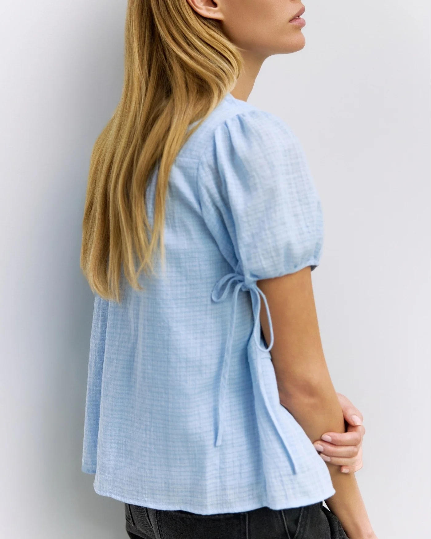 Penelope Top in Blue - Image 3