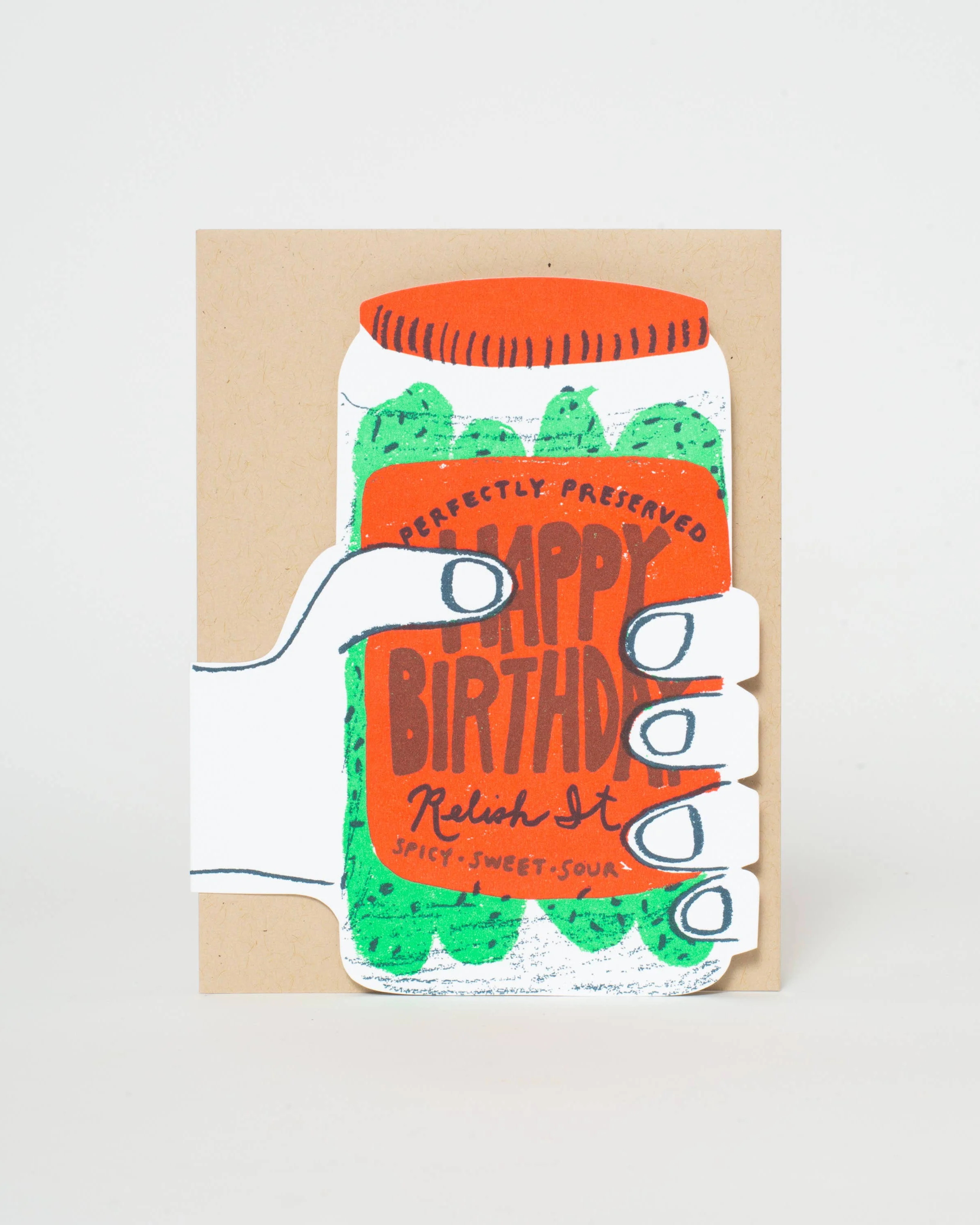 Pickle Birthday Card