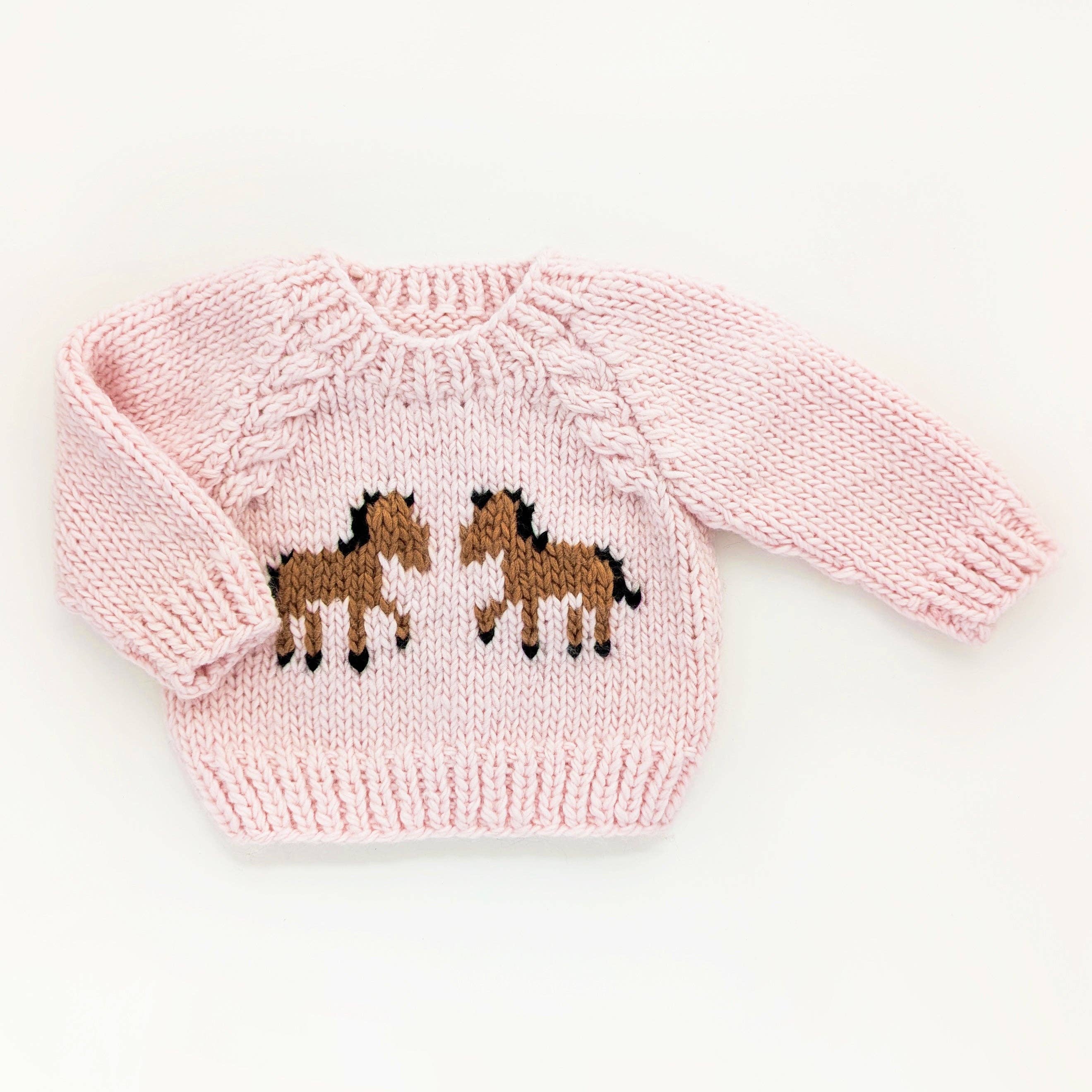 Pony Sweater in Blush