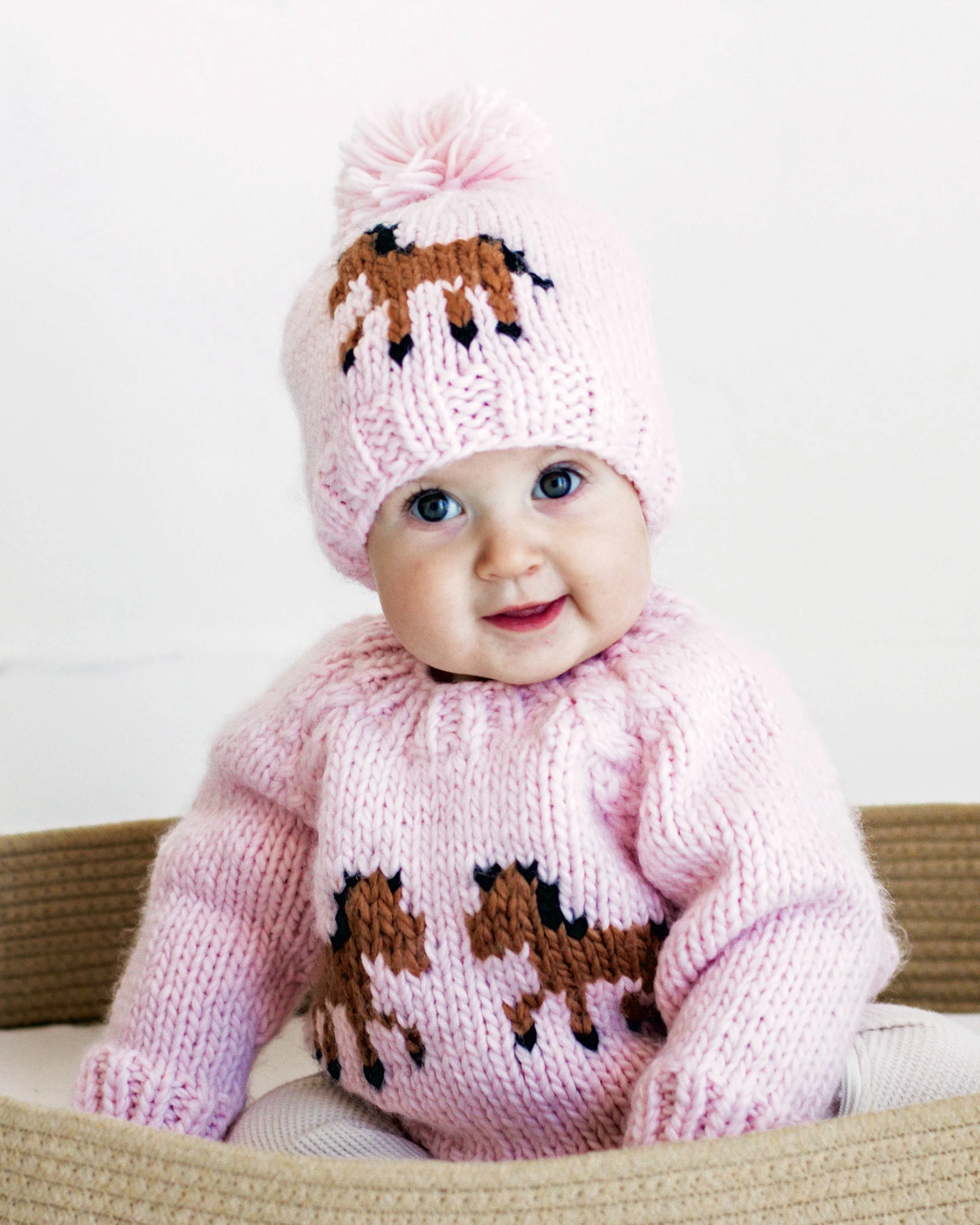Pony Sweater in Blush - Image 3