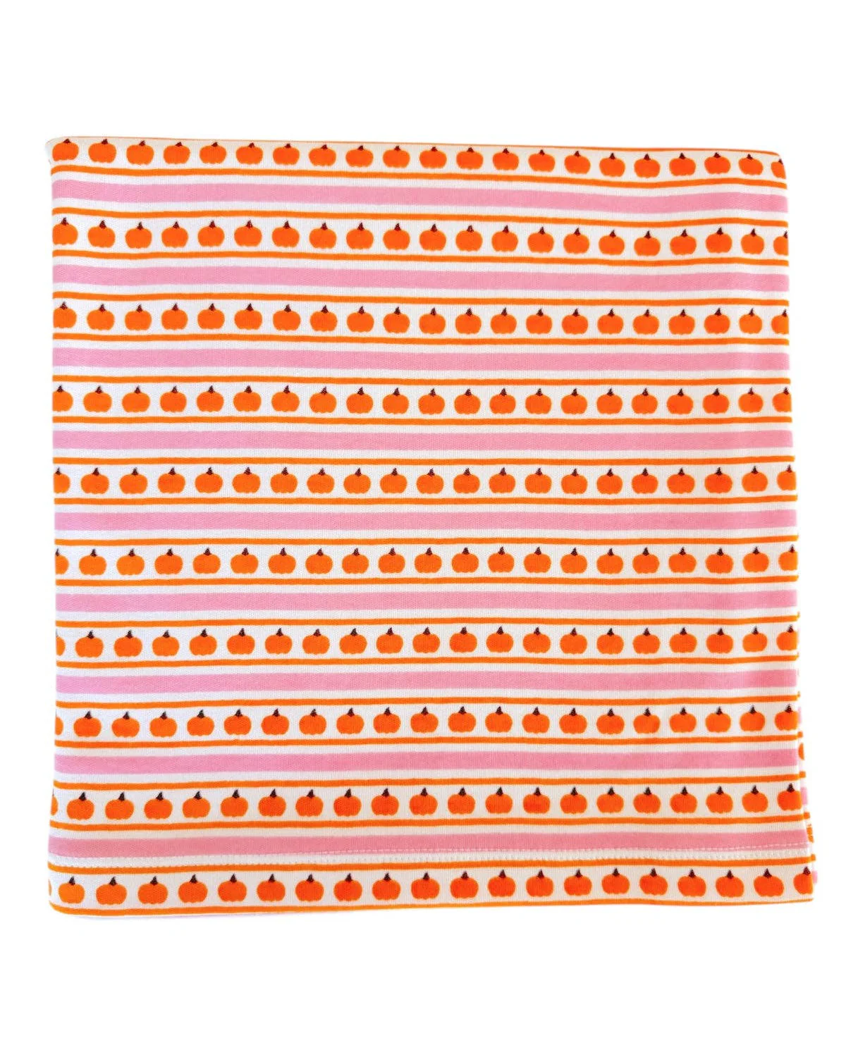 Organic Swaddle in Pumpkin Stripe