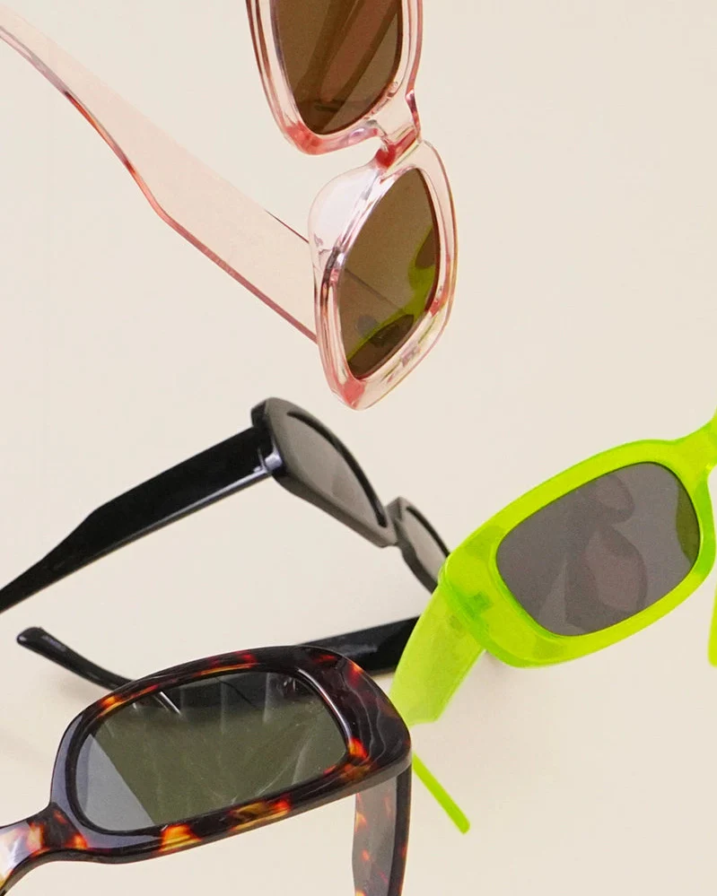 Rectangle Acetate Sunglasses - Image 4