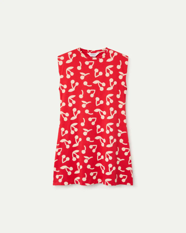 Red Cherry Short Dress - Image 4