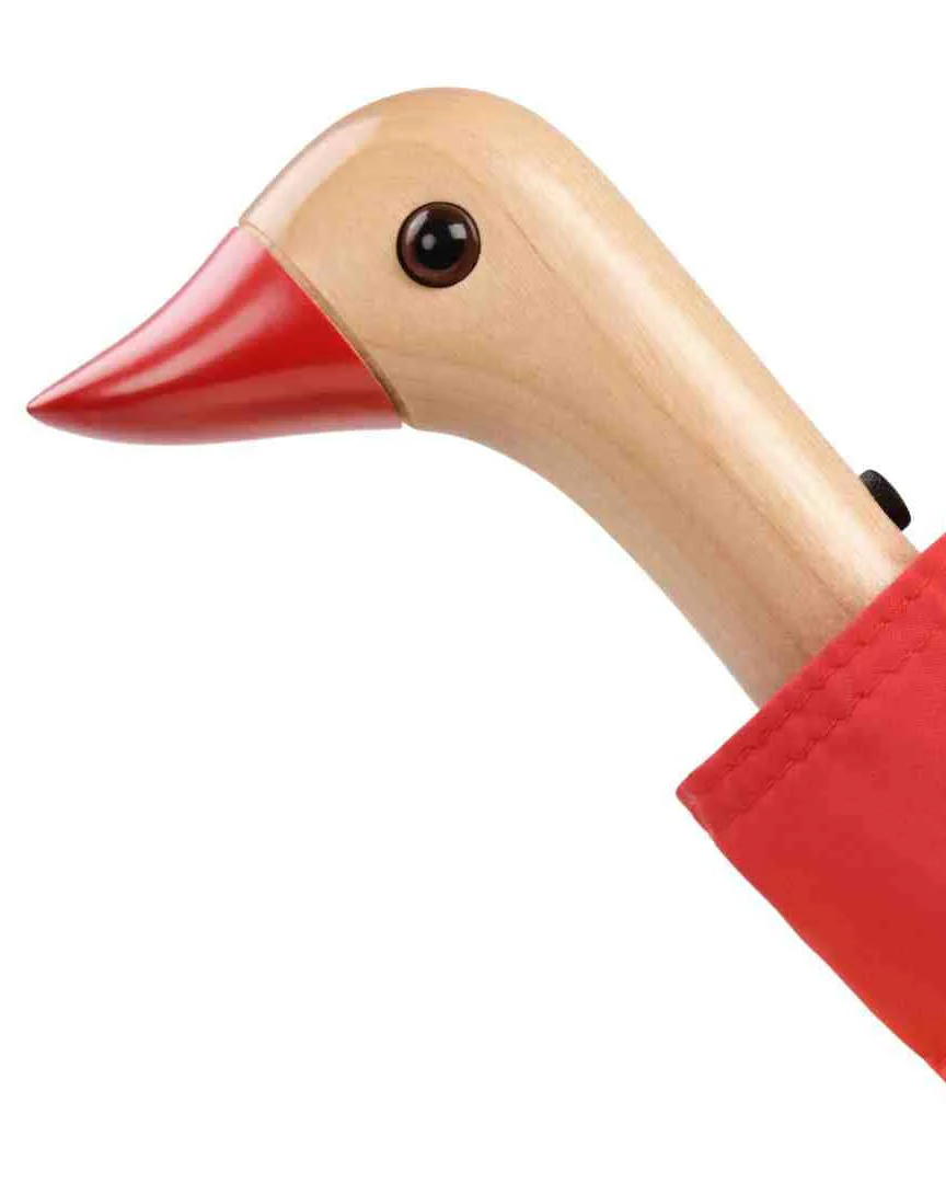 Red Compact Duckhead Umbrella - Image 3