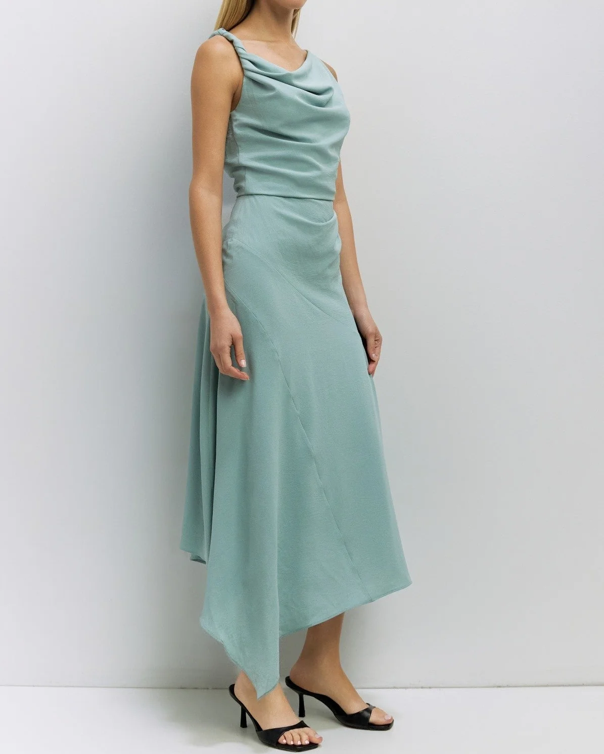 Renee Dress in Teal - Image 4