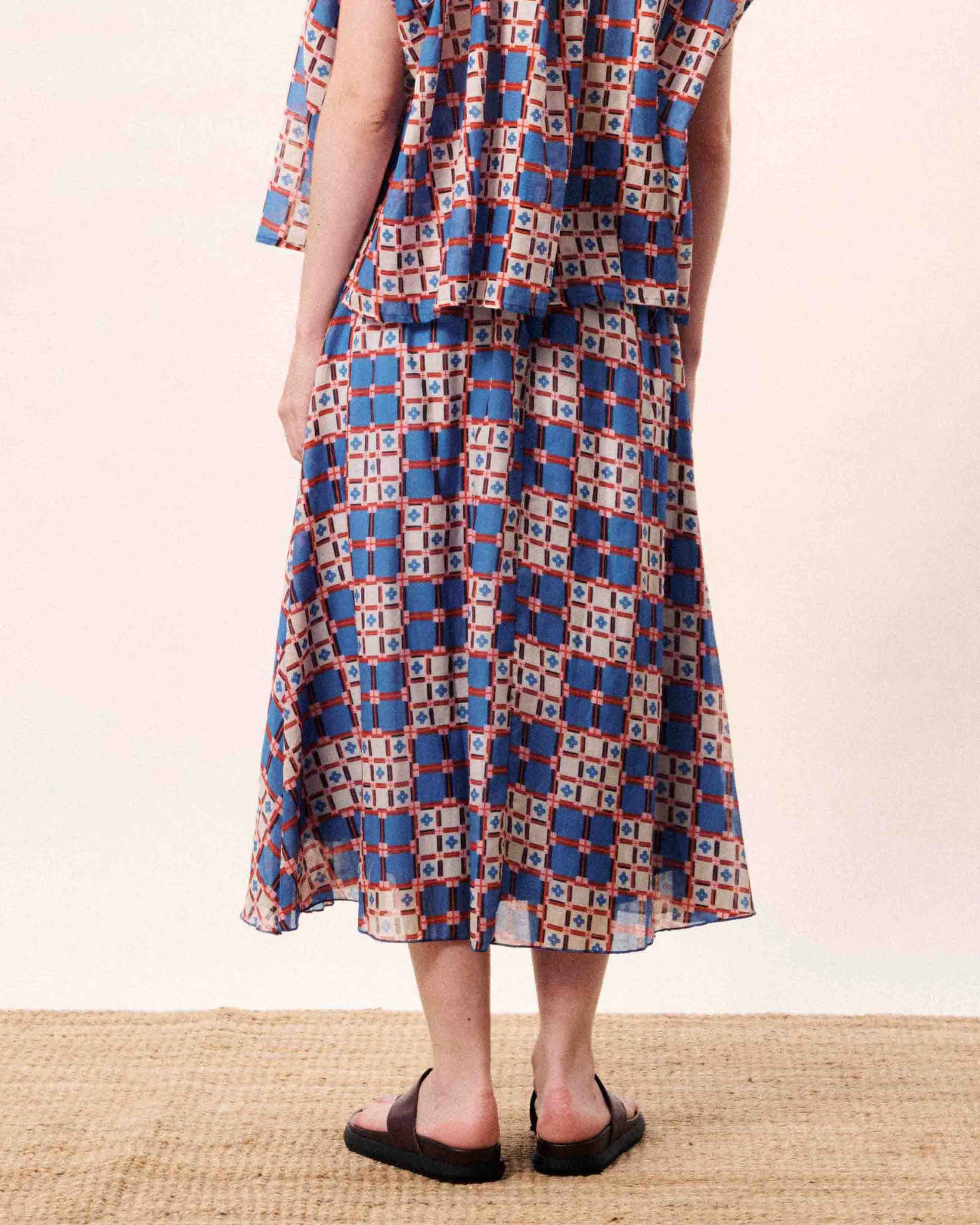 Rigel Skirt in Azulejos - Image 3