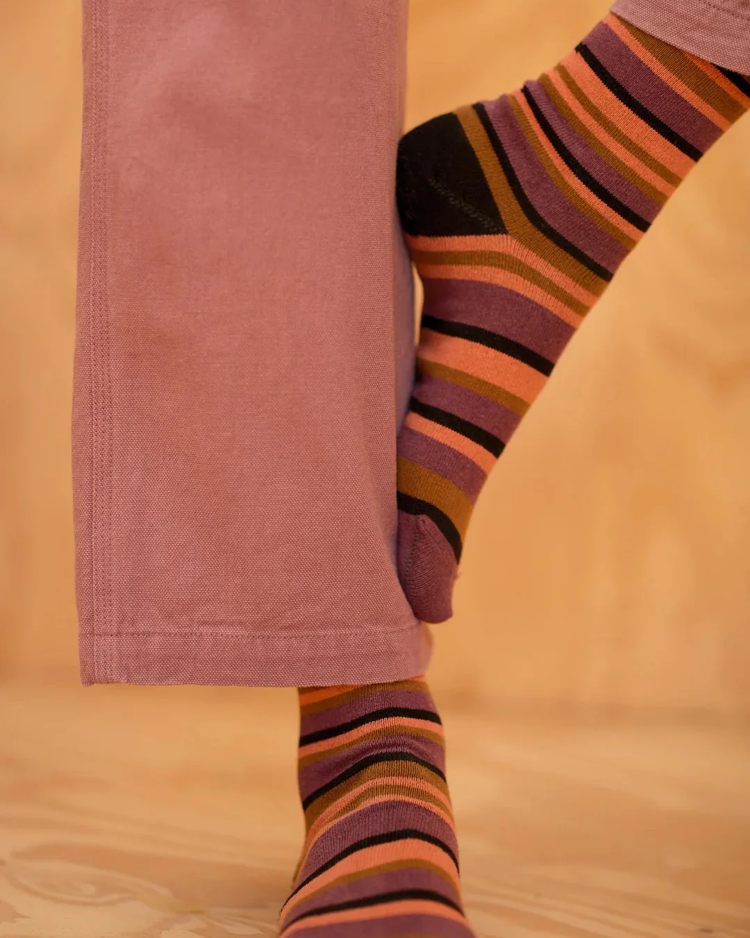 Roll-Top Ankle Sock in Tequila Sunset - Image 4
