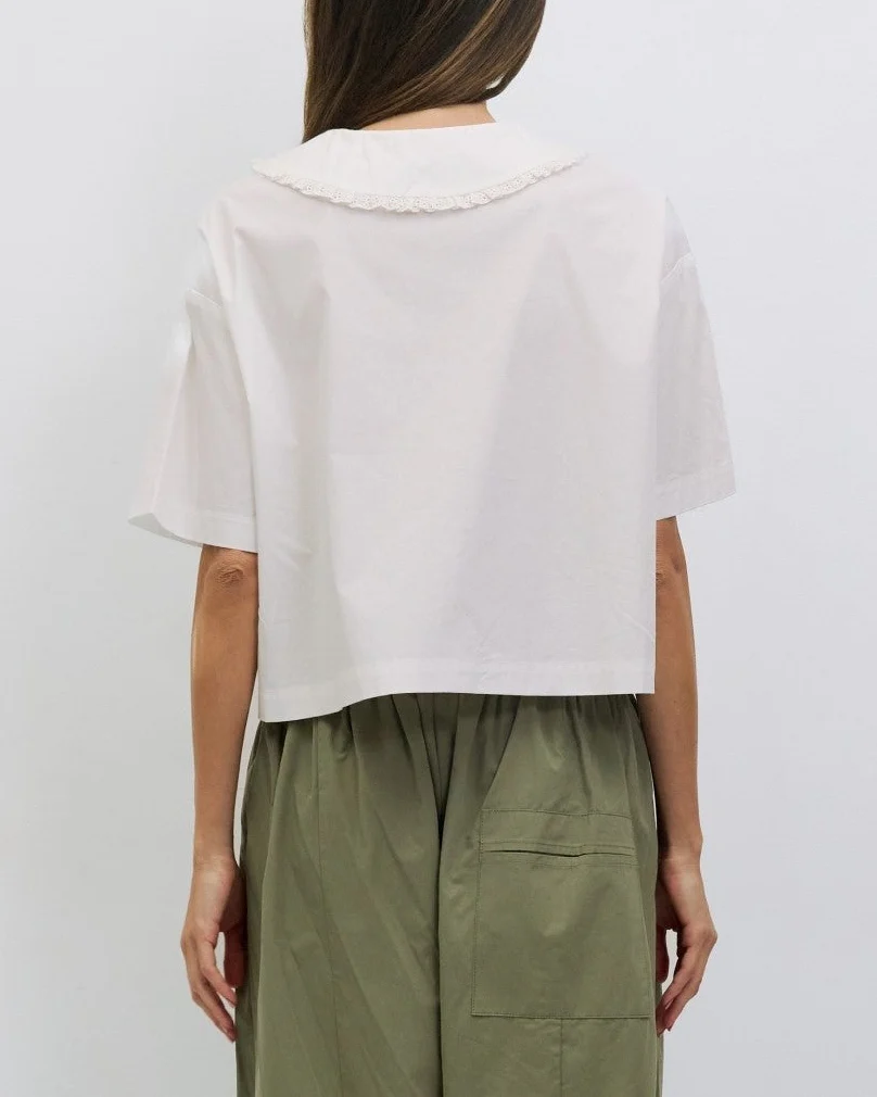 Roseanne Top in White - Image 3