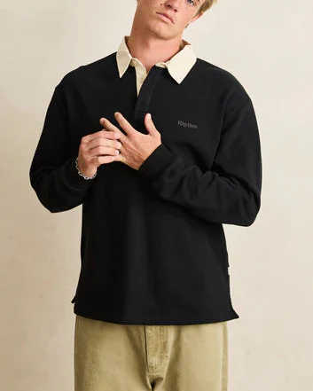 Rugby Polo in Charcoal