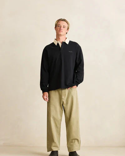 Rugby Polo in Charcoal - Image 5