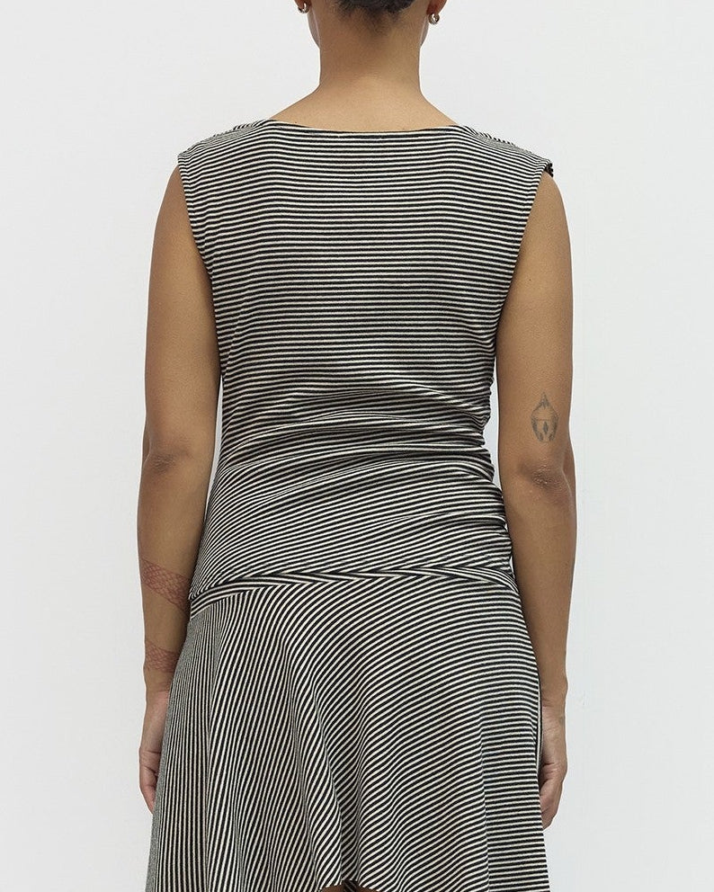 Rumi Top in Beige/Black - Image 2