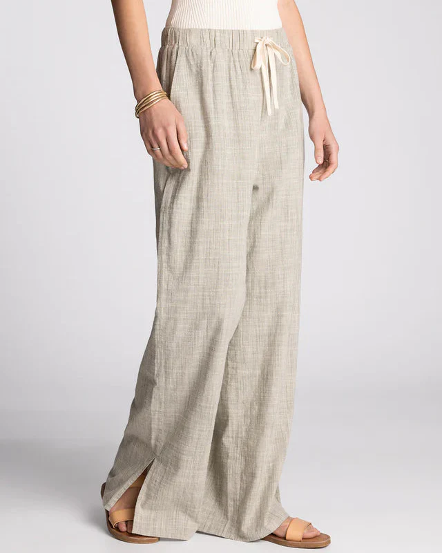 Sable Pants in Ivory Forest Stripe - Image 2