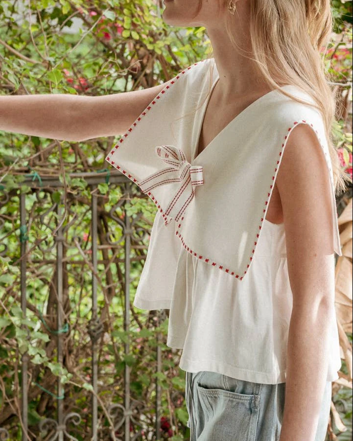 Sailor Top in Stich - Image 3