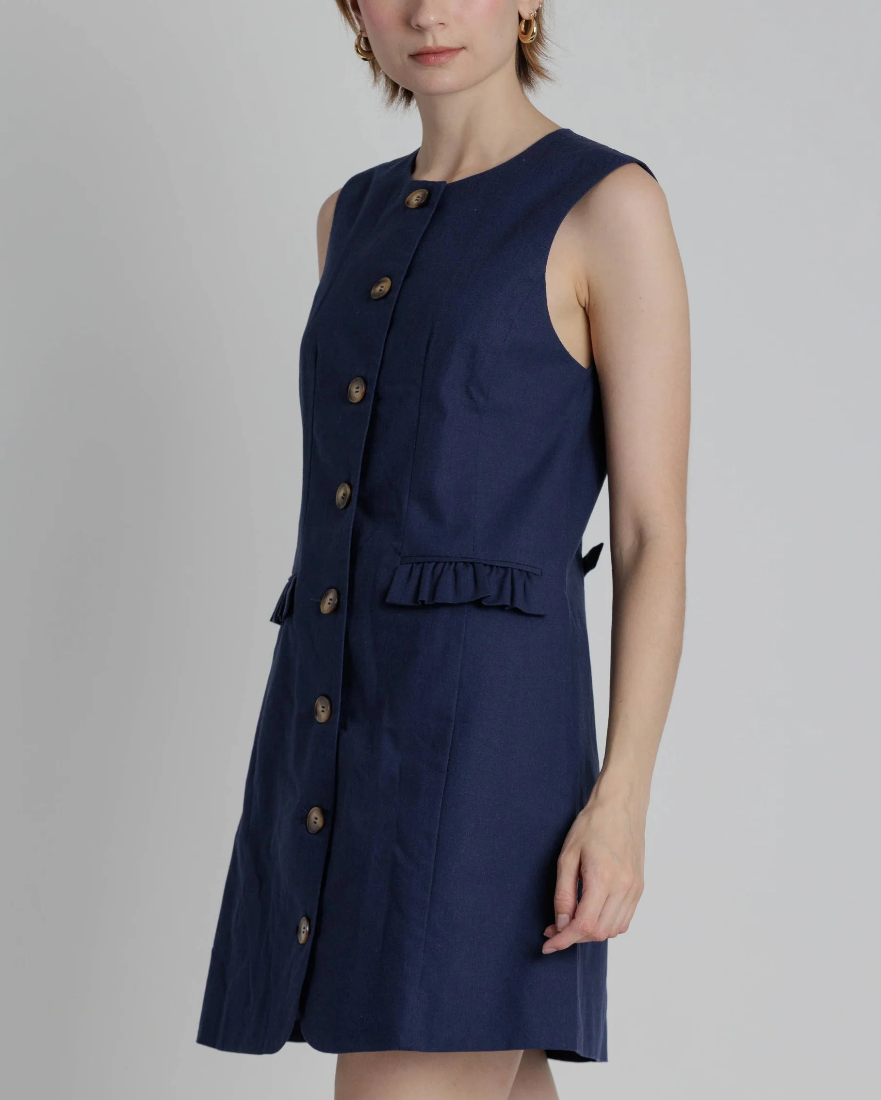 Samantha Dress in Navy - Image 2
