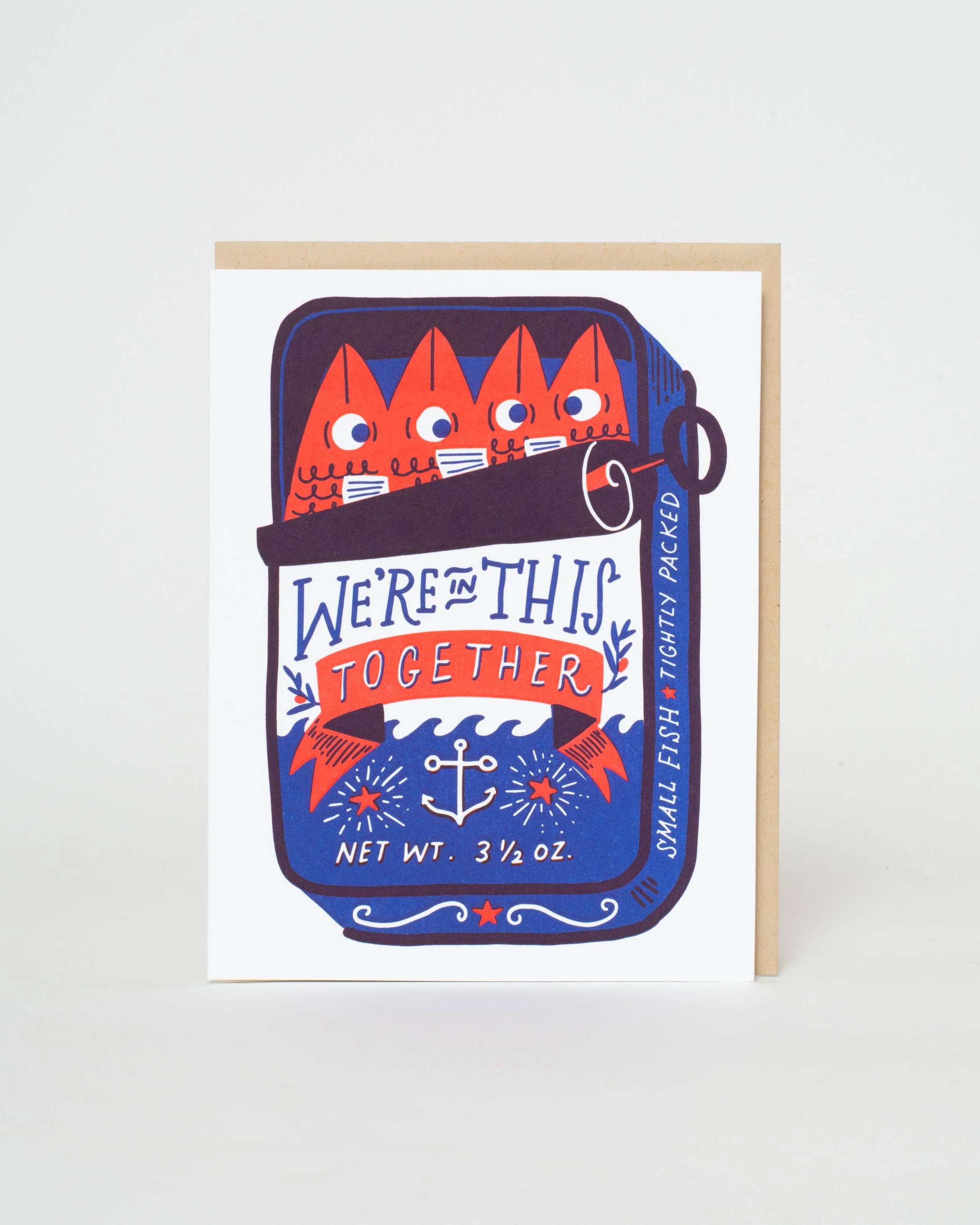Sardines Friendship Card