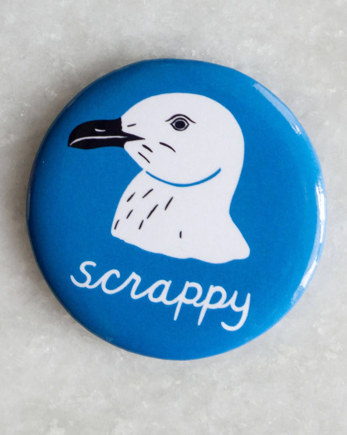Scrappy Seagull Magnet