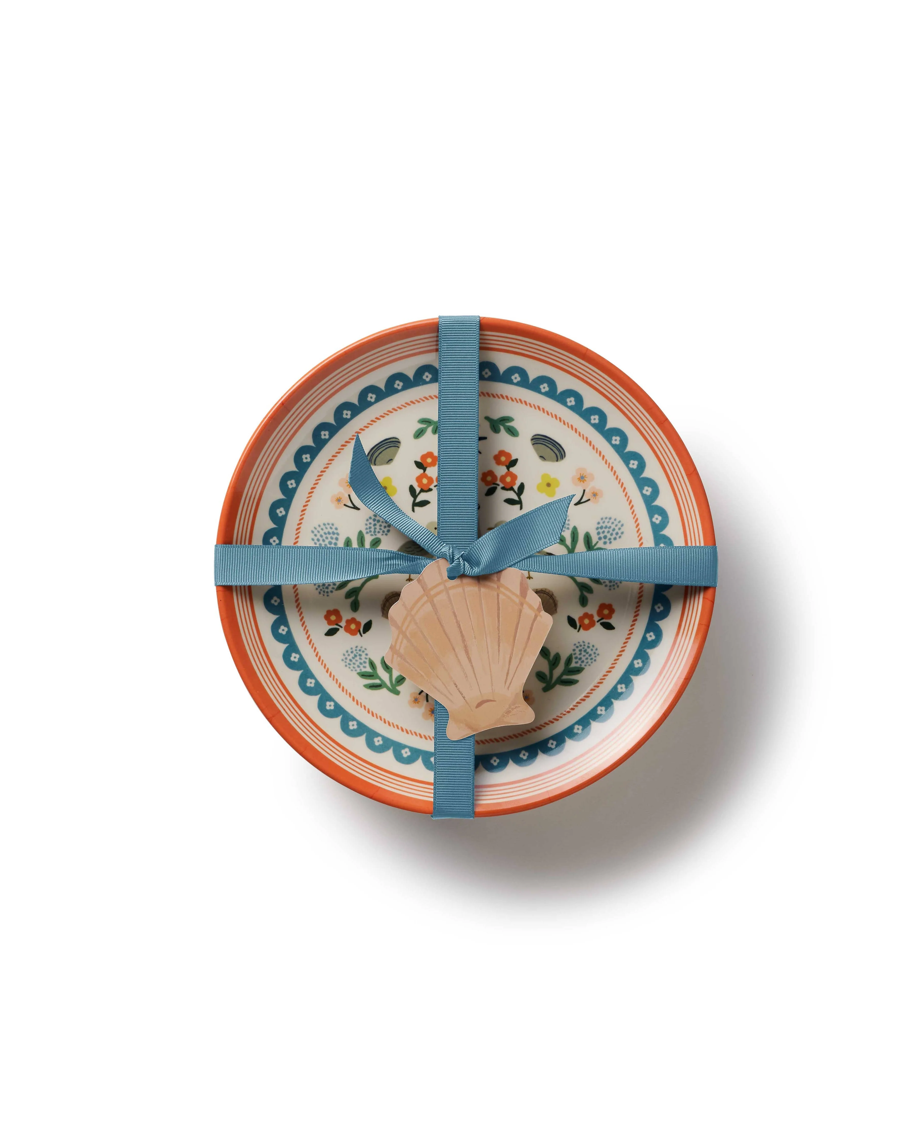 Seaside Melamine Dessert Plate Set