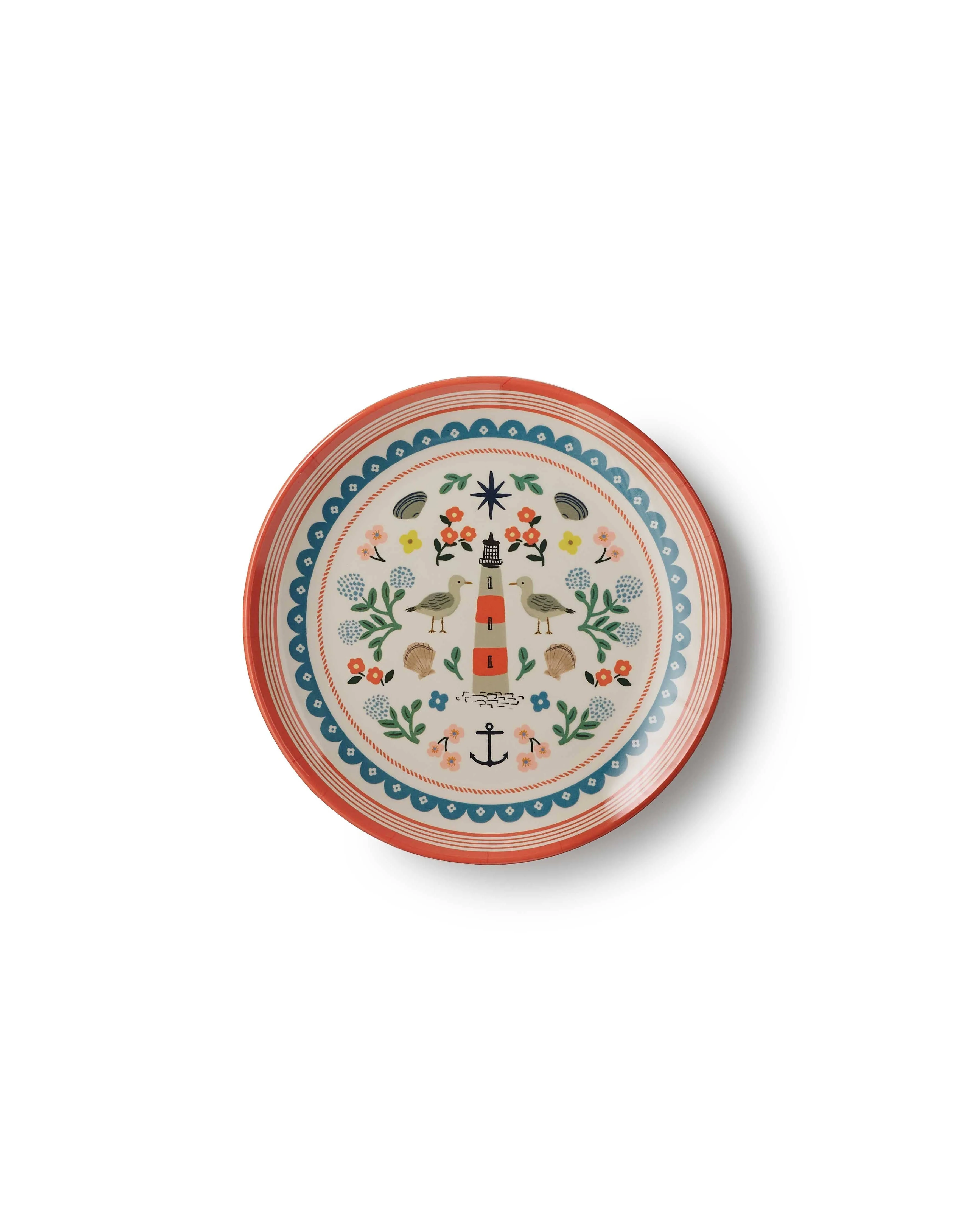 Seaside Melamine Dessert Plate Set - Image 2